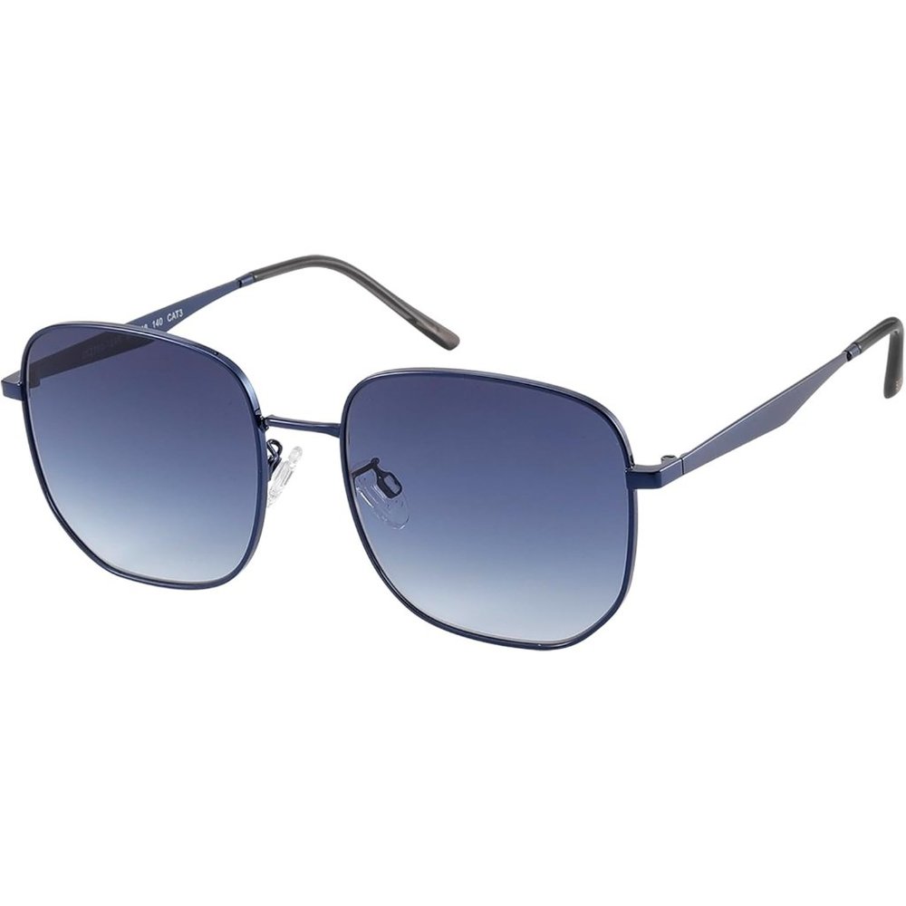 ✨Women Blue Trendy Square Sunglasses Classic Hexagon Protection Sunglasses